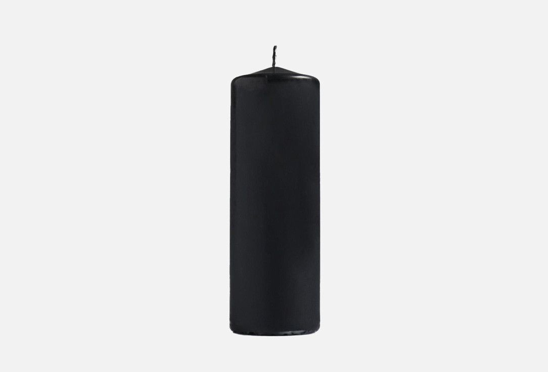 Свеча - цилиндр БОГАТСТВО АРОМАТА Black 1 шт свеча цилиндр парафиновая лакированная серебряный металлик 5 6×8 см