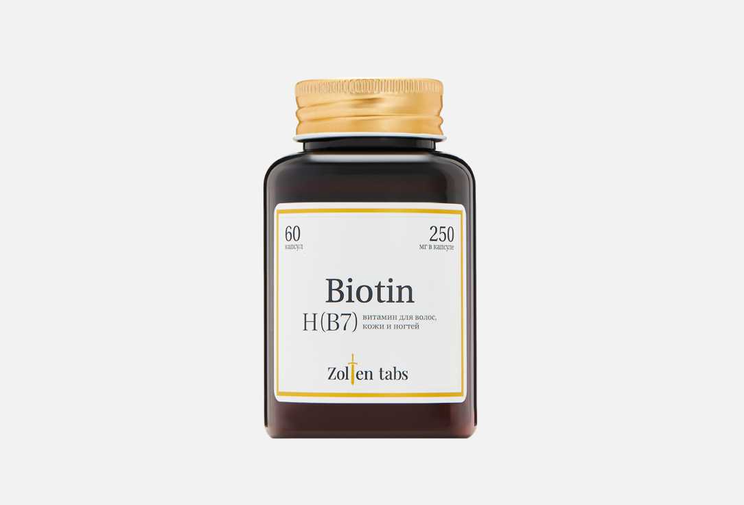 Биологически активная добавка ZOLTEN TABS Biotin 60 шт биологически активная добавка zolten tabs vitamin for men 60 шт