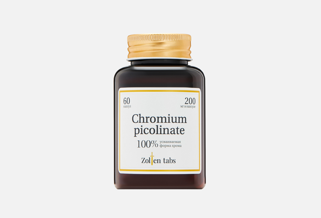 Биологически активная добавка ZOLTEN TABS Chromium picolinate 60 шт биологически активная добавка ironman chromium picolinate 30 шт