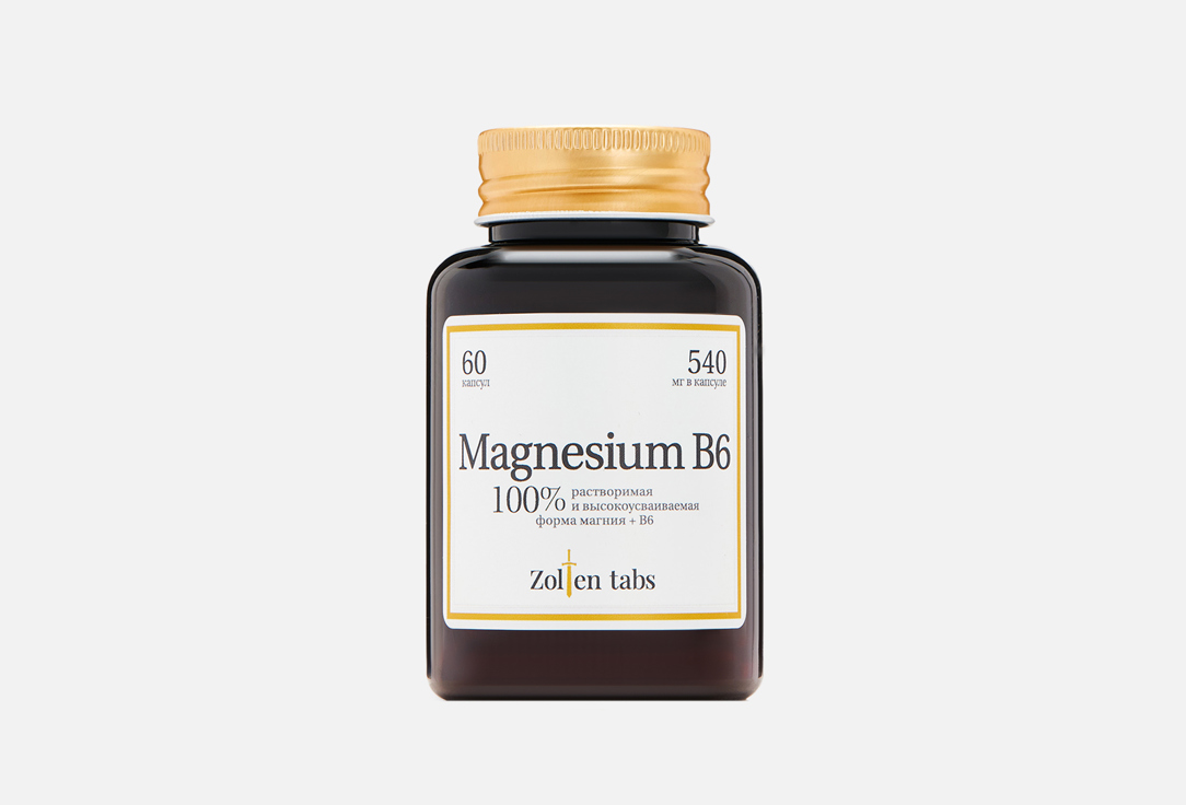Биологически активная добавка ZOLTEN TABS Magnesium B6 60 шт биологически активная добавка naturalis magnesium b6 solution 250 мл