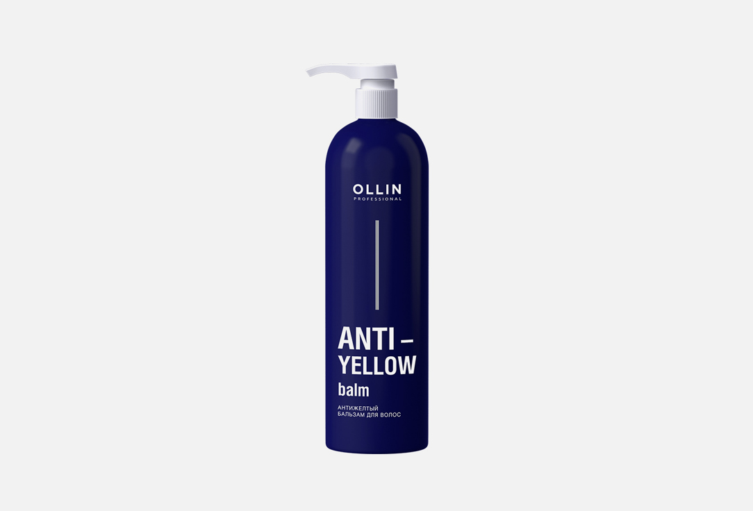 Антижелтый бальзам для волос OLLIN PROFESSIONAL Anti-yellow 500 мл нейтрализующий спрей для волос ollin professional anti yellow spray 150 мл