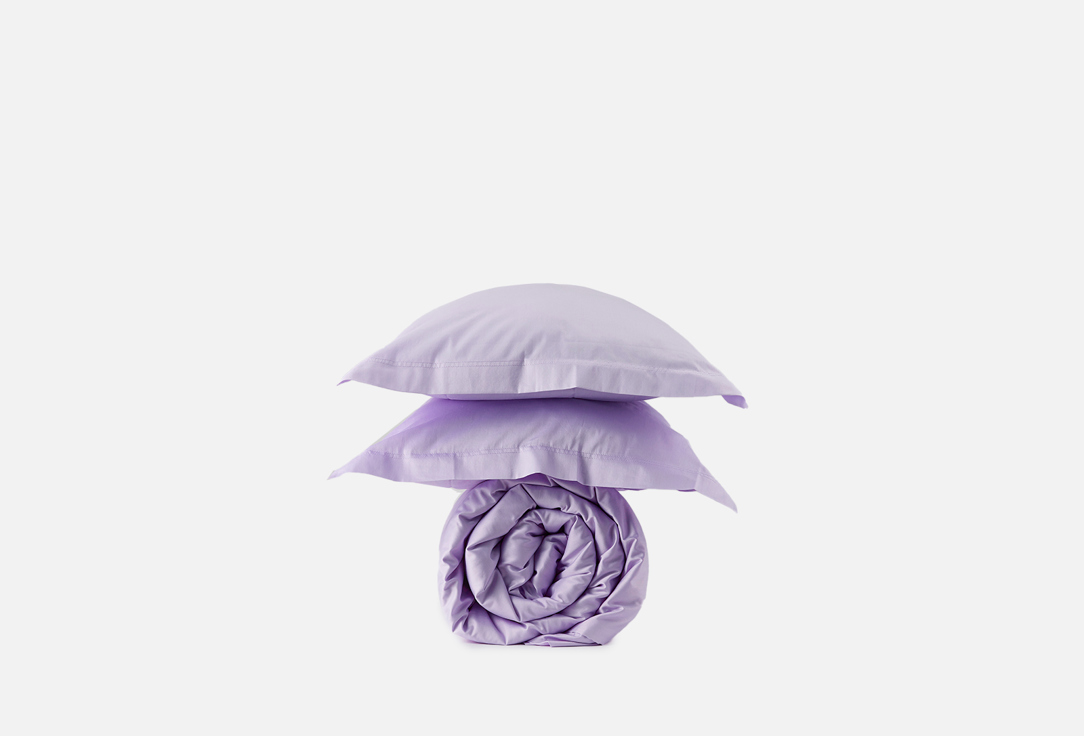 Комплект постельного белья MORФEUS Purple Sky полутораспальный комплект постельного белья actual миндаль 1 5 сп нав 70х70 см сатин