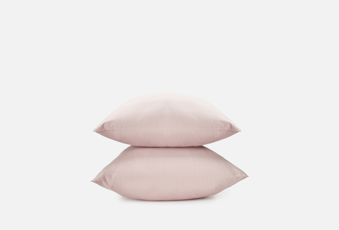 Комплект наволочек MORФEUS Melange powder, розовый, 50х70