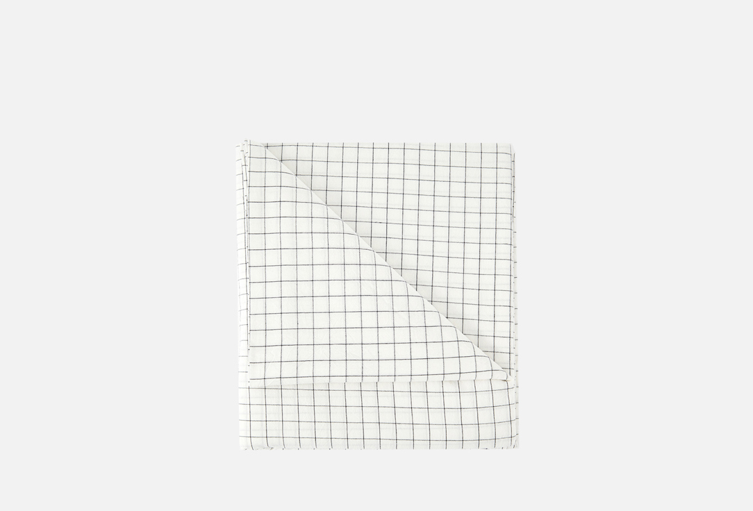 

Простыня без резинки MORФEUS, Принт, Melange White, белая, евро 1 шт