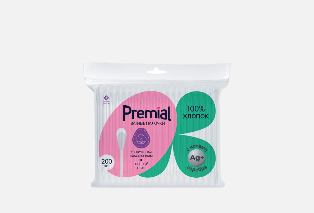 Изображение товара Ватные палочки Premial classic в пакете