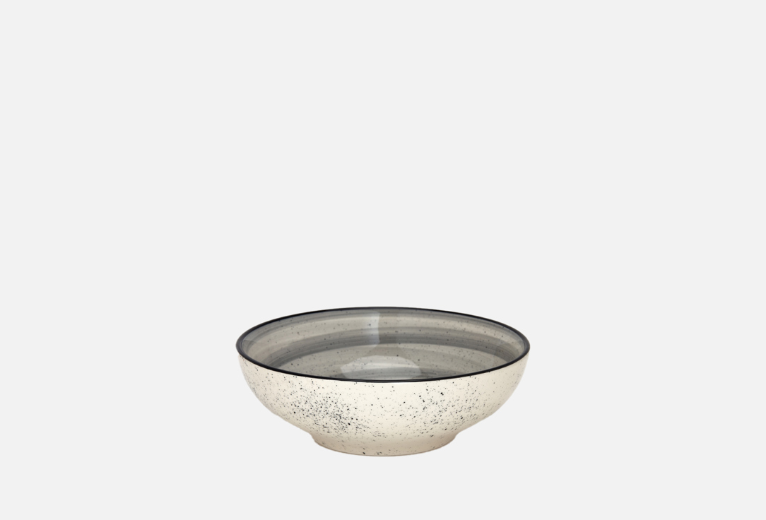 Глубокая тарелка ELRINGTON Аэрограф графитовый бриз 1 шт тарелка колос 18см 700мл глубокая керамика