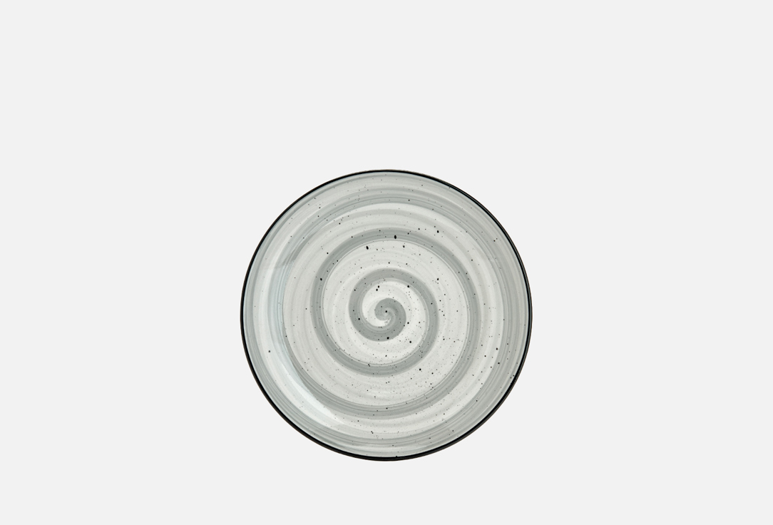 Изображение товара Мелкая тарелка Elrington Аэрограф графитовый бриз 19 см