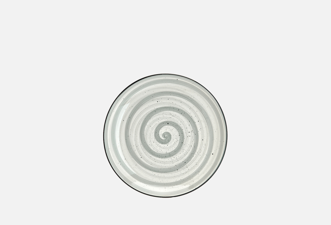 Изображение товара Мелкая тарелка Elrington Аэрограф графитовый бриз 27 см