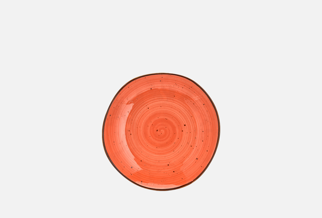 Изображение товара Мелкая тарелка Samold Хорека коралл 26 см