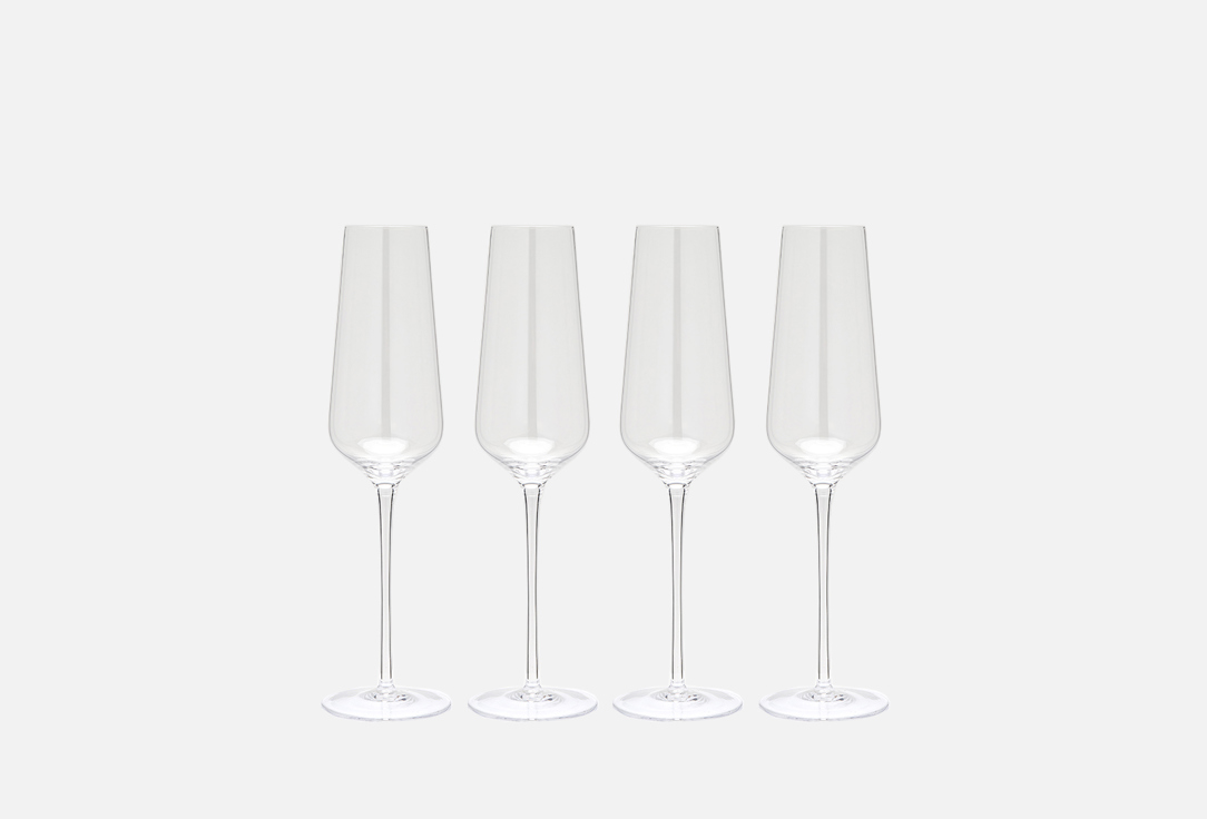 

Набор бокалов LIBERTY JONES, Прозрачный, Flavor для шампанского, 370 мл 4 шт