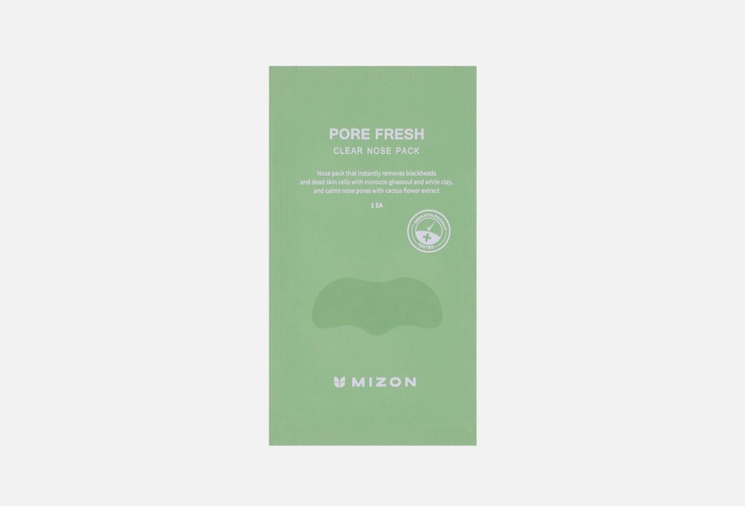 Патчи для носа MIZON Pore Fresh Clear 1 шт mizon pore fresh пузырьковая косметическая маска для глубокого очищения 1 листовая маска 25 г 0 88 унции