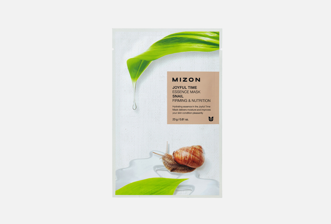 

Тканевая маска для лица MIZON, Joyful Time Essence Mask Snail 1 шт