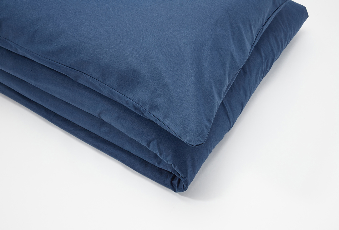 Комплект постельного белья  SONNO Глубокий синий, полутораспальный 