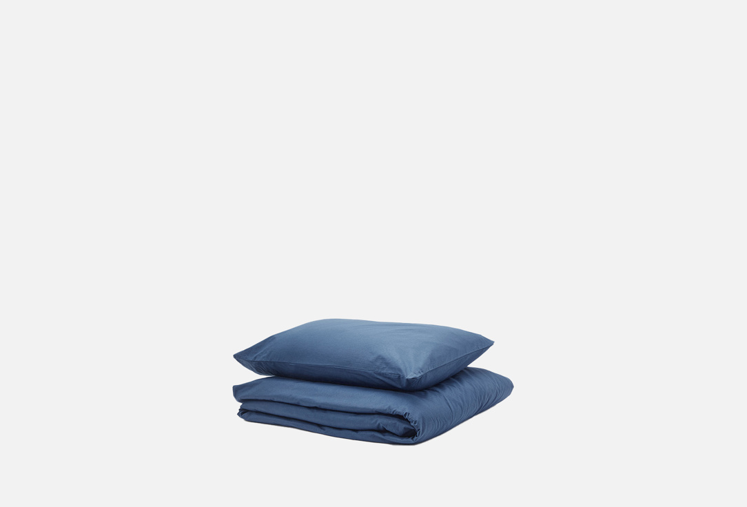 Комплект постельного белья  SONNO Глубокий синий, евро 