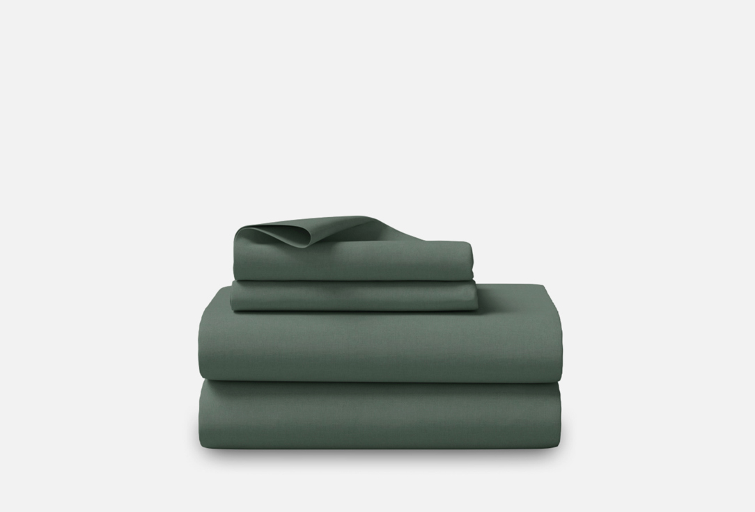 Комплект постельного белья  SONNO Темно-оливковый двуспальный 