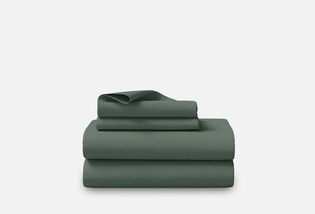 Комплект постельного белья  SONNO Темно-оливковый, двуспальный 