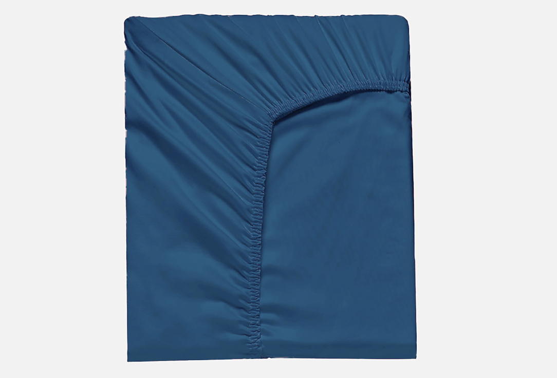 

Простыня на резинке SONNO, Синий, Flora глубокий синий, полутораспальная 1 шт