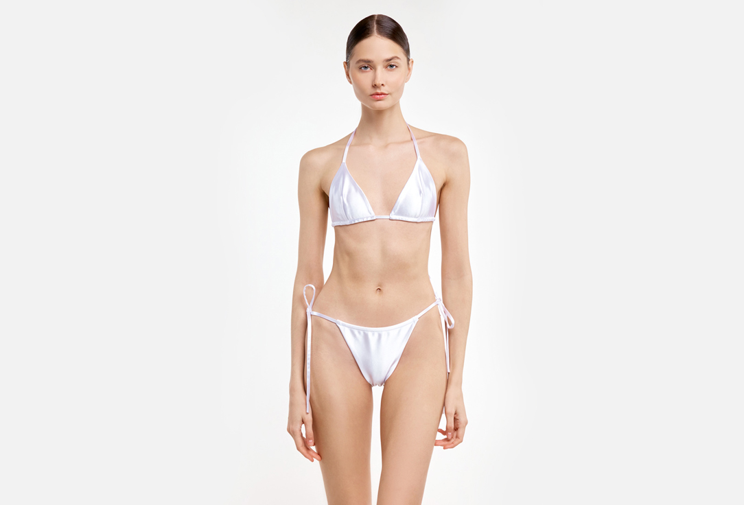 Изображение товара Купальные плавки-бикини Katisha Like It Atlas White для женщин, регулируемая посадка