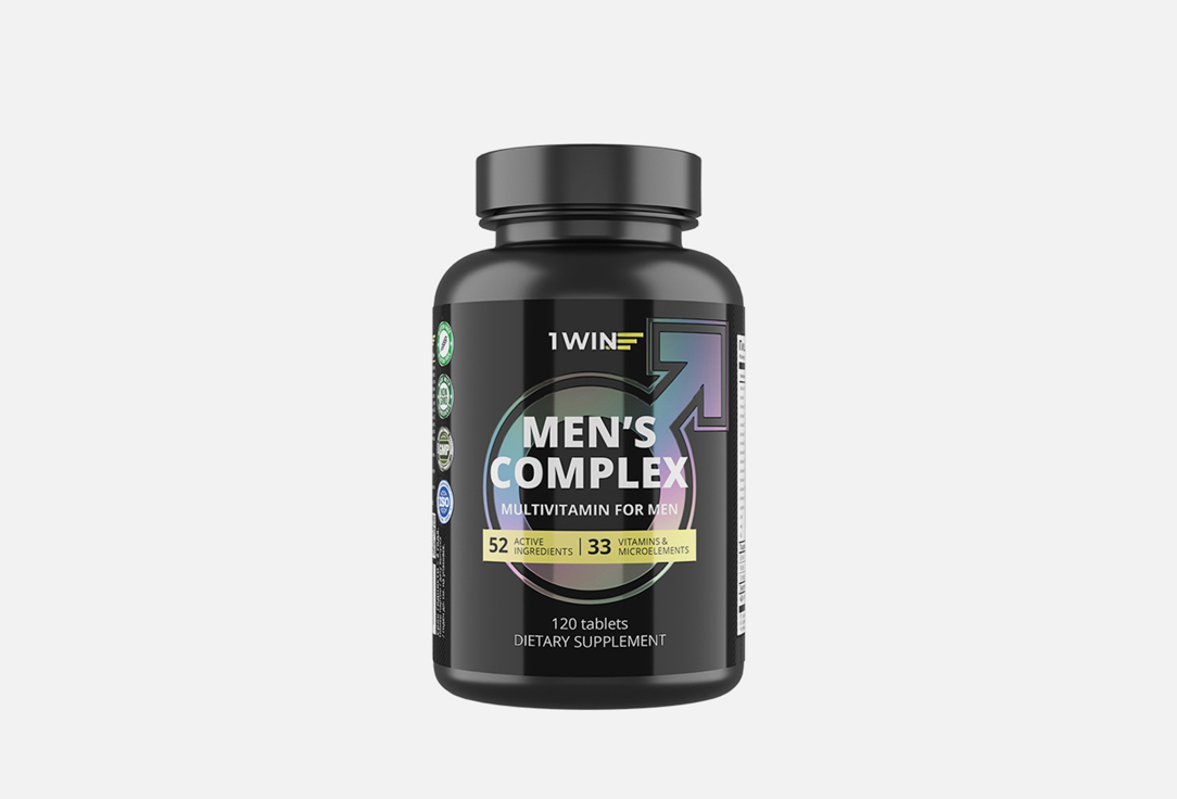 Men's complex витамин C, L-глутамин, витамины группы B 120 шт