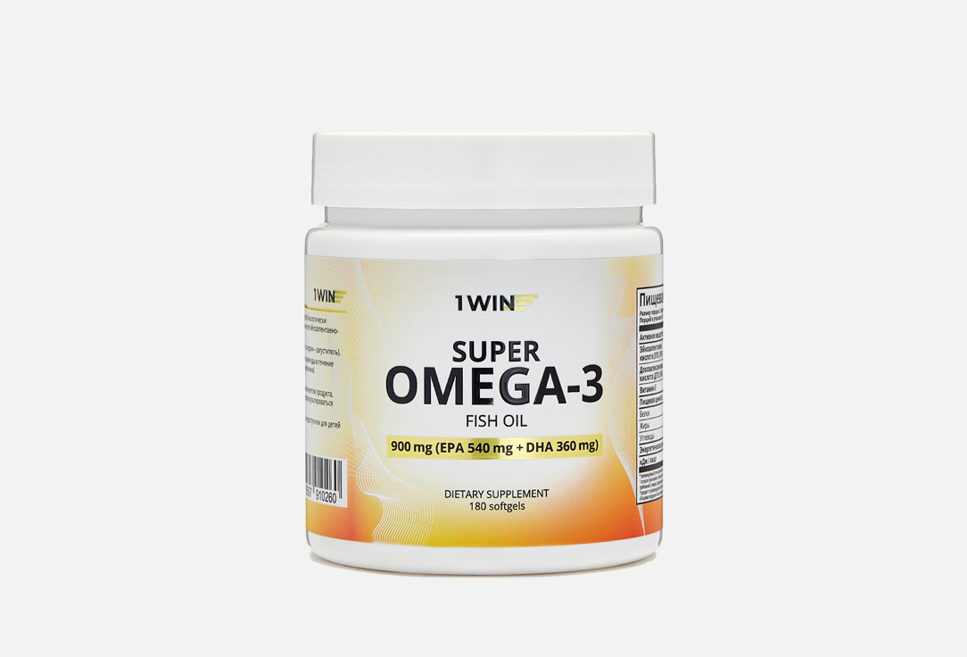 Изображение товара омега-3 1WIN Super Omega-3 900 мг в капсулах