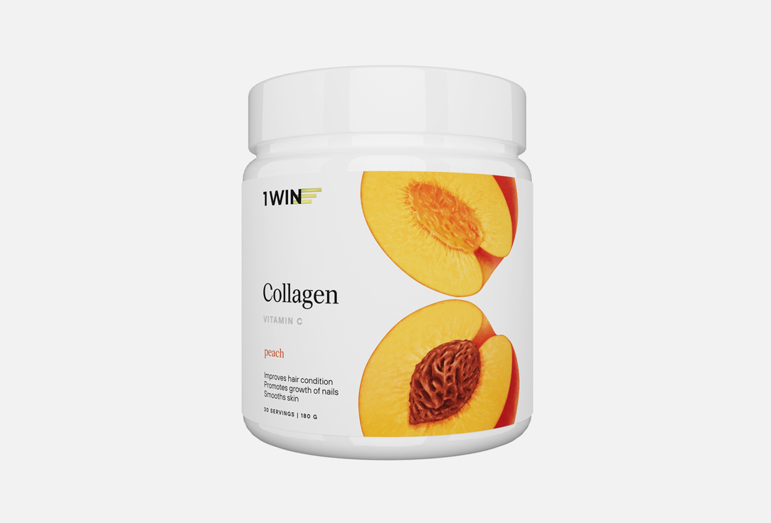 Коллаген с витамином С 1WIN растворимый со вкусом персика 