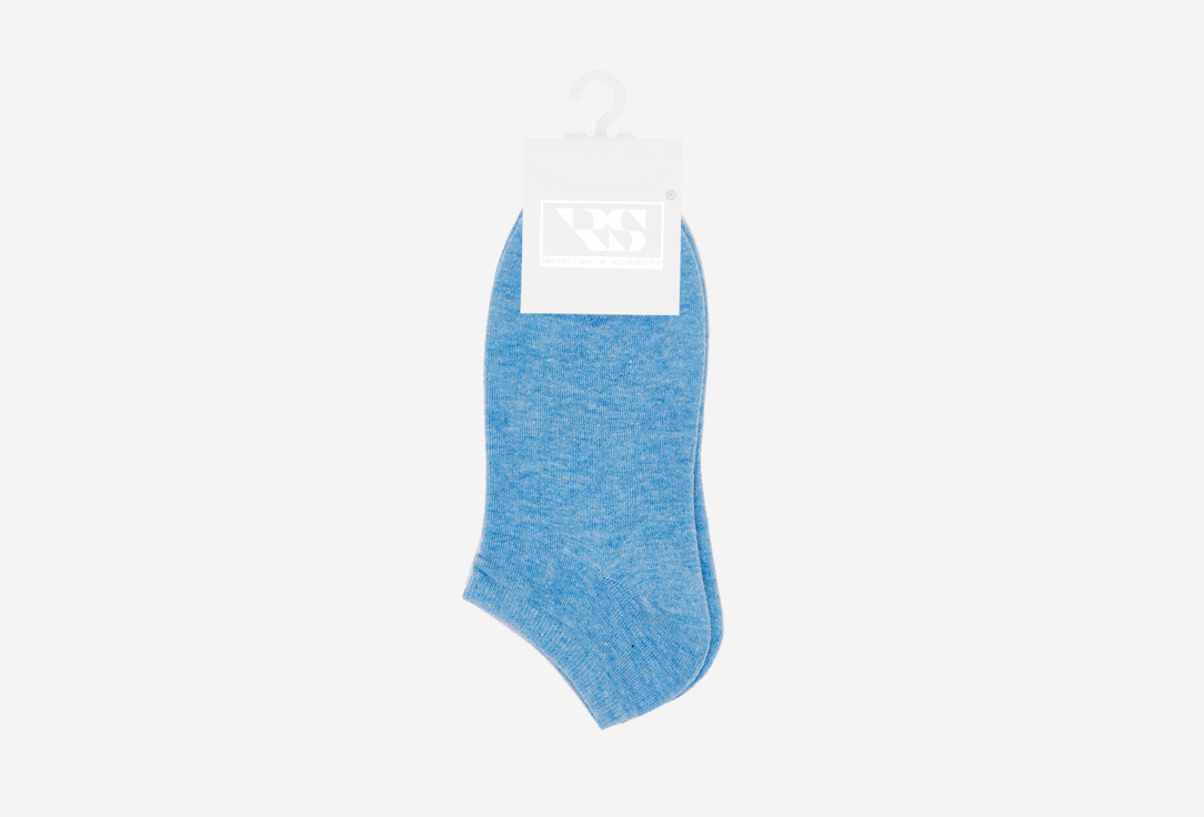 Носки женские R&S Голубой меланж носки женские minaku с рюшей цвет голубой меланж р р 36 39 25 27 см