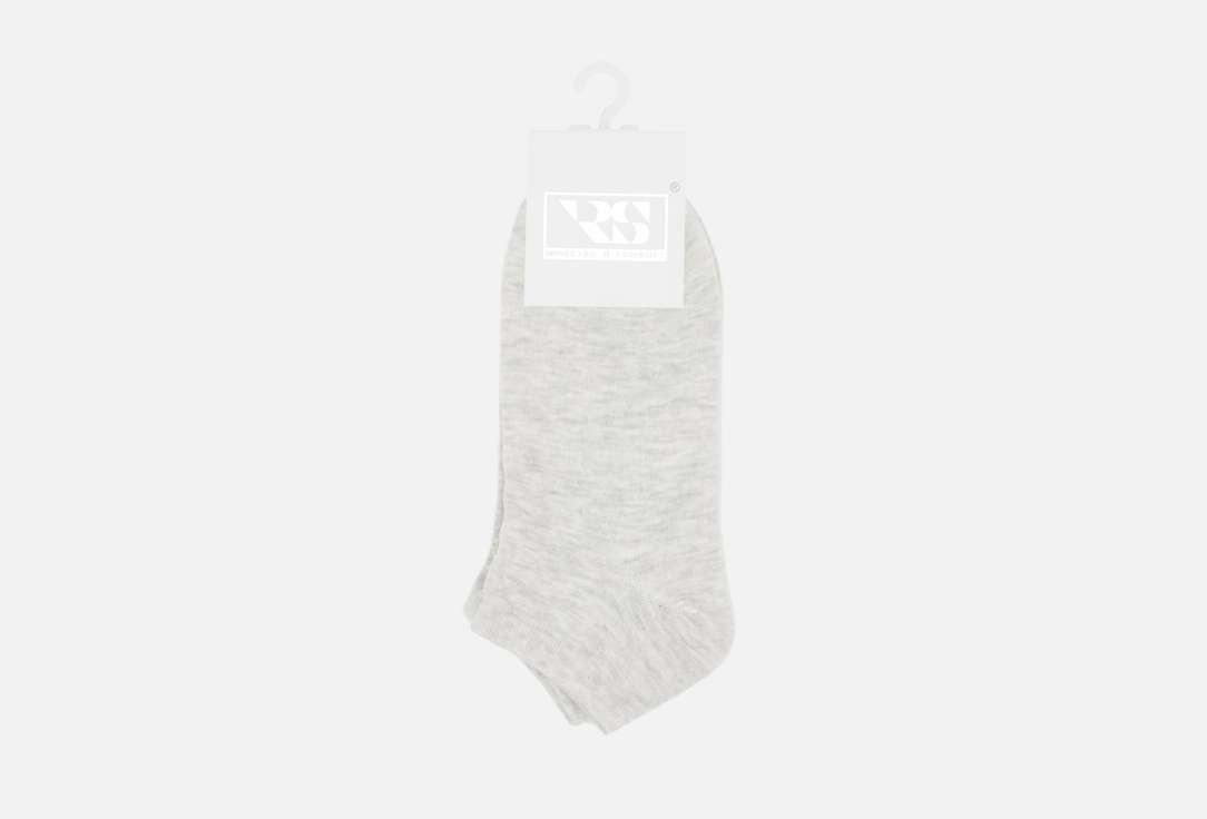 Носки женские R&S Светло-серый меланж мужская футболка доберман принт собака s серый меланж