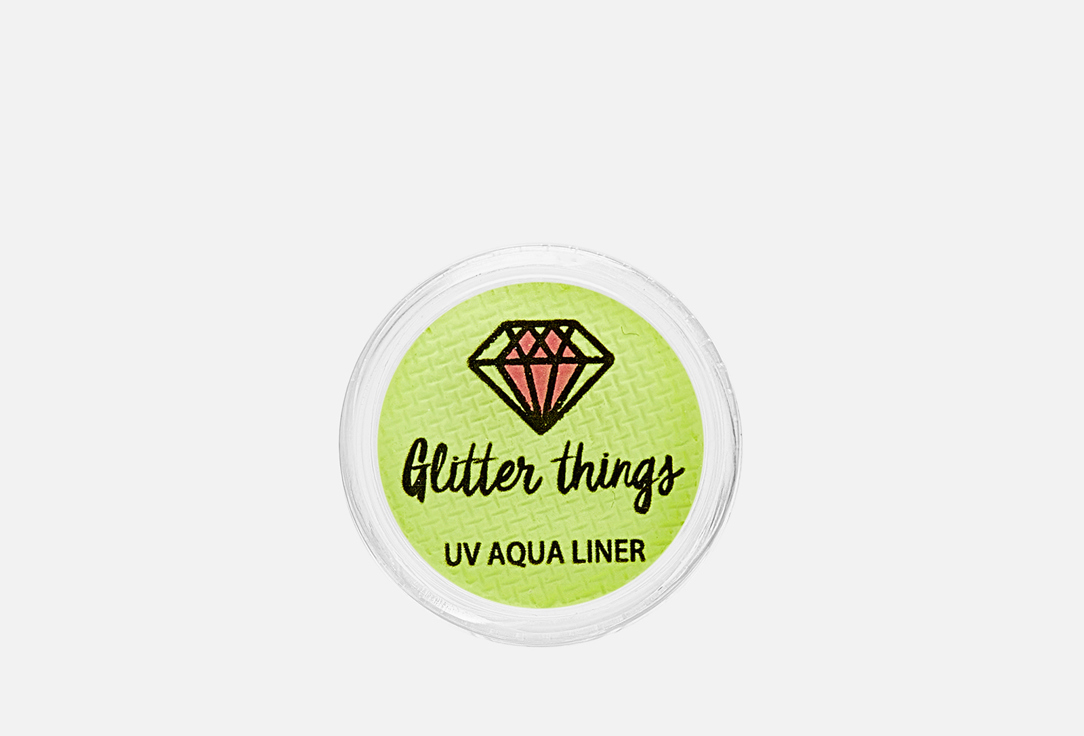 Аквагрим-лайнер для лица и тела Glitter Things Beauty Yellow 