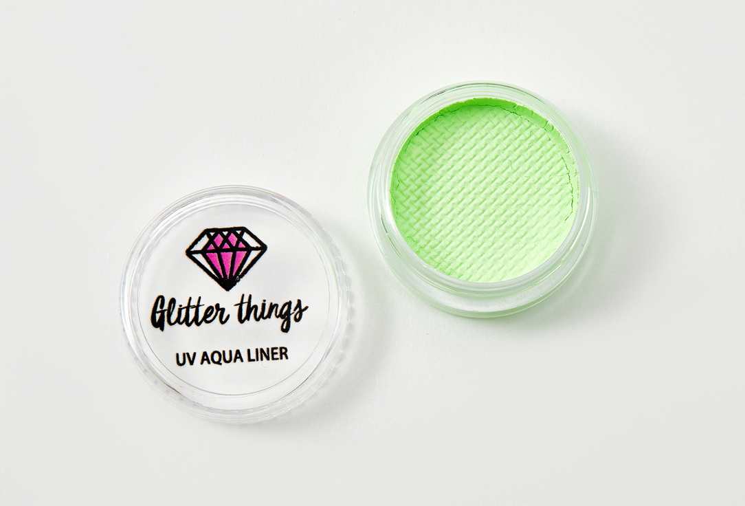 Аквагрим-лайнер для лица и тела Glitter Things Beauty Green Green