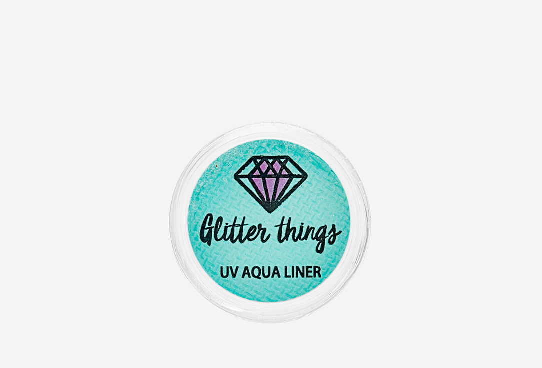 Аквагрим-лайнер для лица и тела Glitter Things Beauty Mint Mint