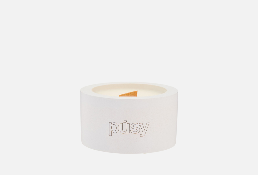 

Ароматическая свеча PUSY, Белый, Tobacco-pepper-vanilla 200 мл