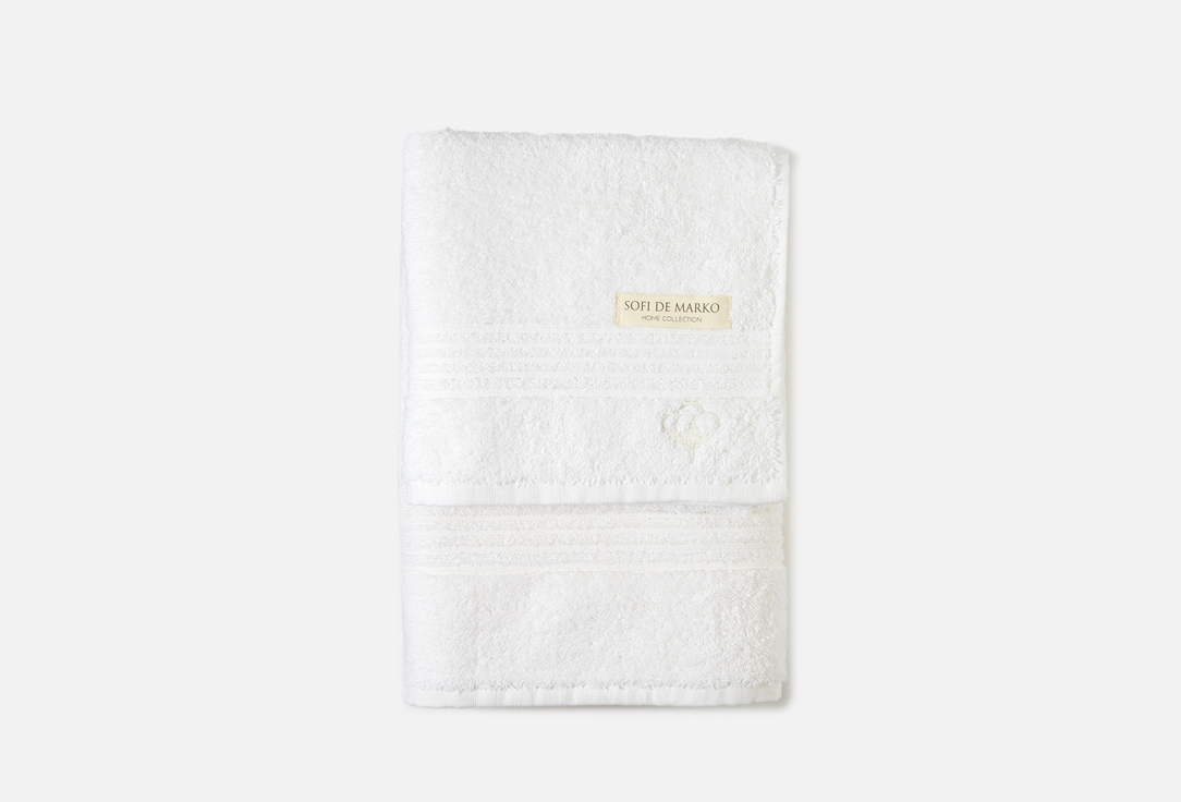 Изображение товара Набор махровых полотенец Sofi De MarkO Nicole белый