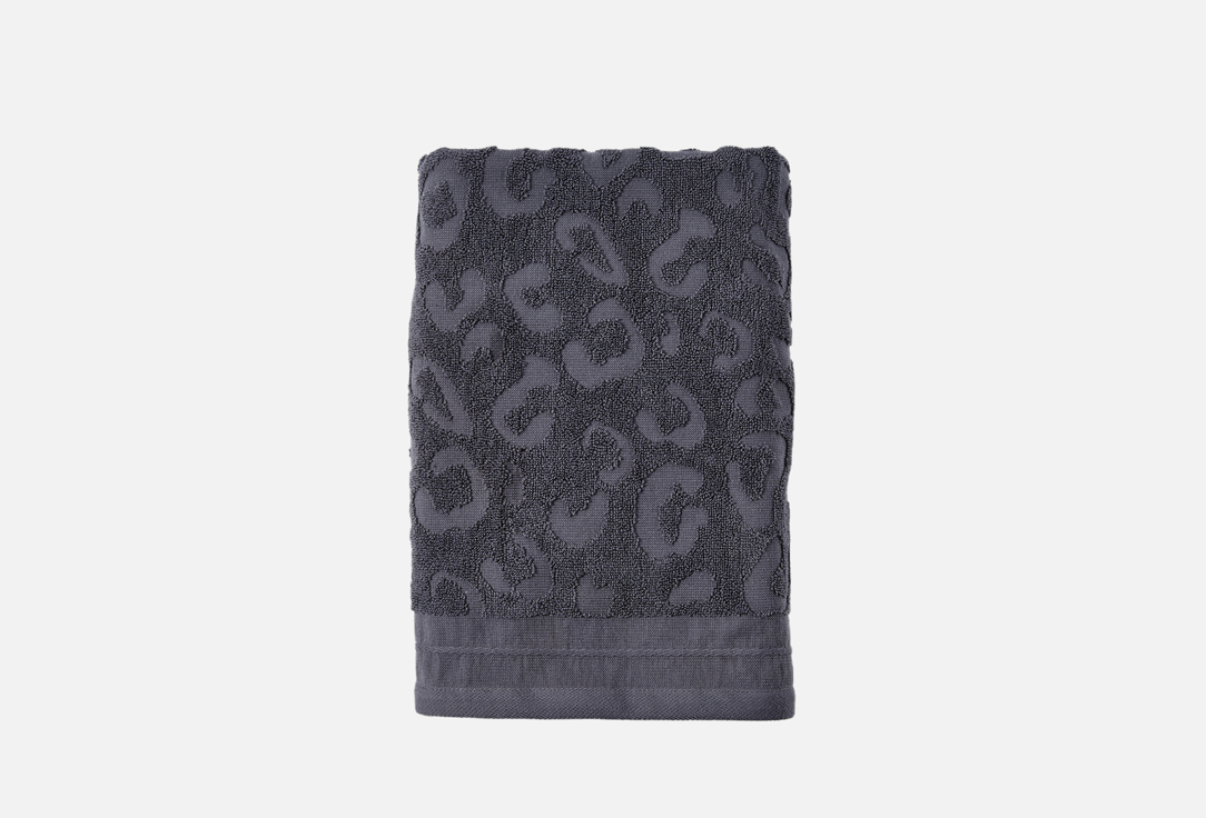 Изображение товара Полотенце хлопковое Sofi De Mark Tiger антрацит 70x140 см для ванной