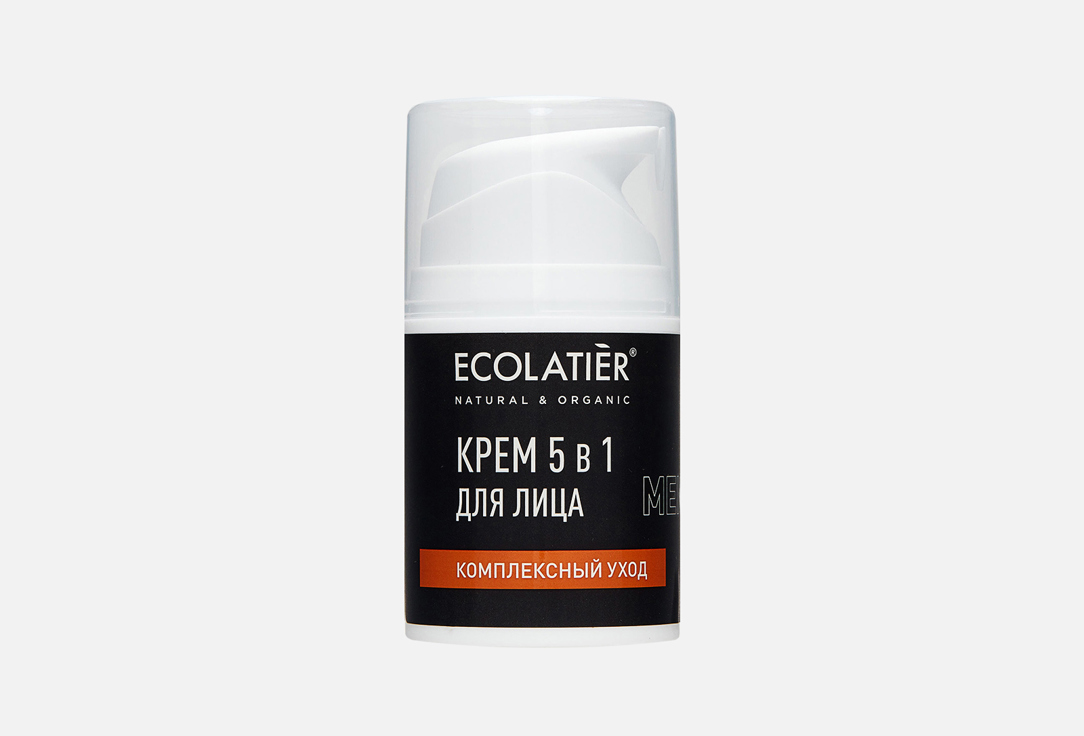 Изображение товара Крем для лица ECOLATIER Men 5в1 увлажнение питание защита 50 мл