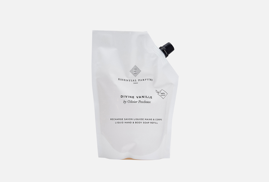 

Рефил мыла для рук и тела ESSENTIAL PARFUMS PARIS, DIVINE VANILLE by Olivier Pescheux 500 мл