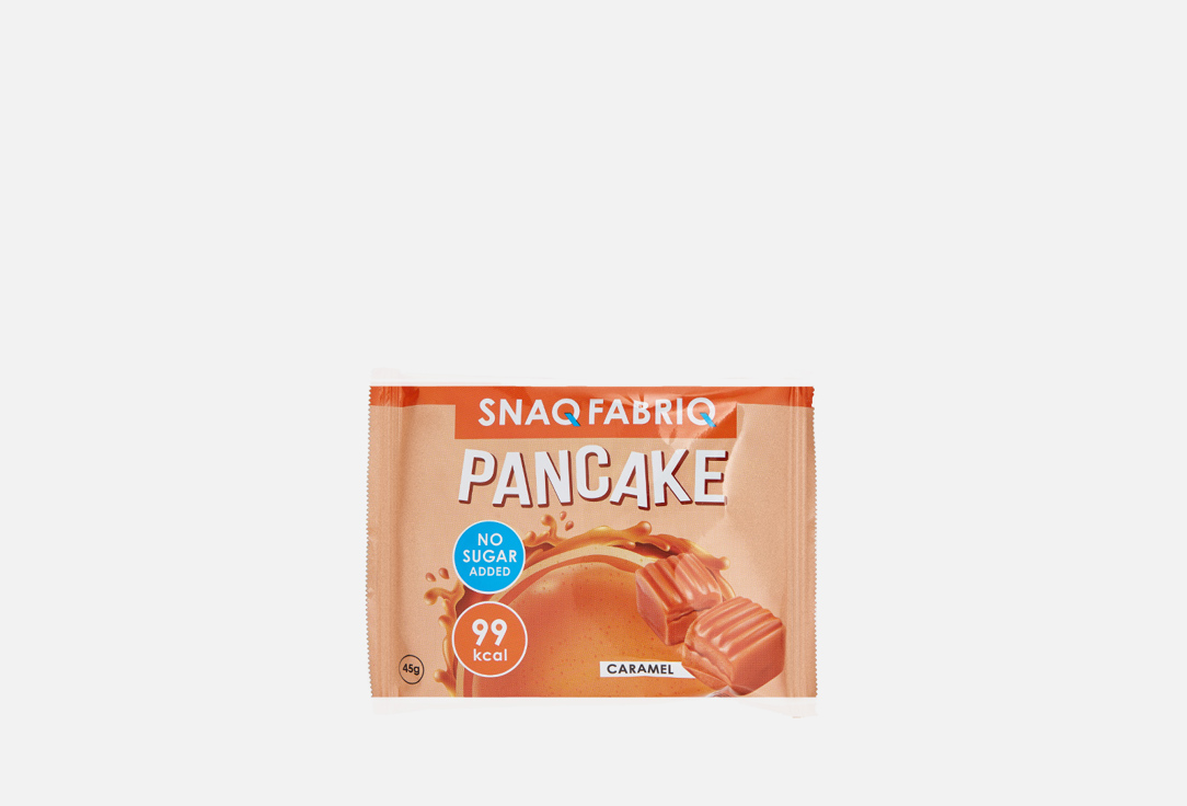 snaq fabriq pancake панкейки с начинкой 20x45г мягкая карамель Панкейк неглазированный SNAQ FABRIQ Мягкая карамель 1 шт
