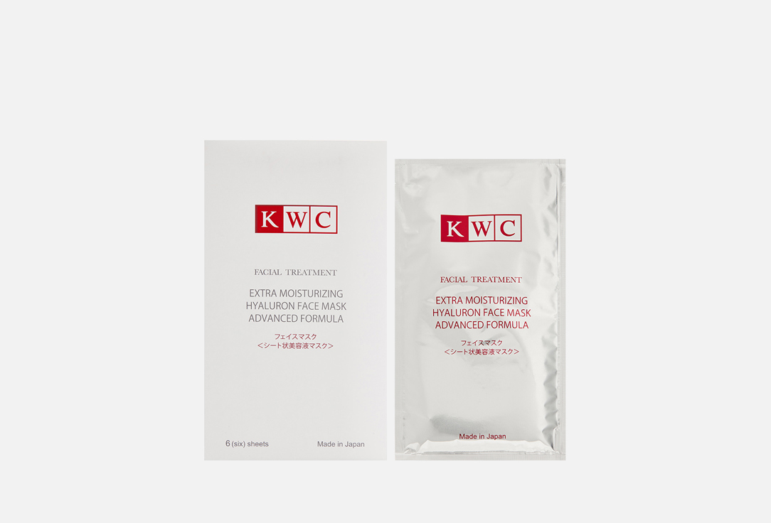 Изображение товара Маска для лица экстраувлажняющая гиалуроновая KWC Extra Moisturizing Hyaluron Face Mask