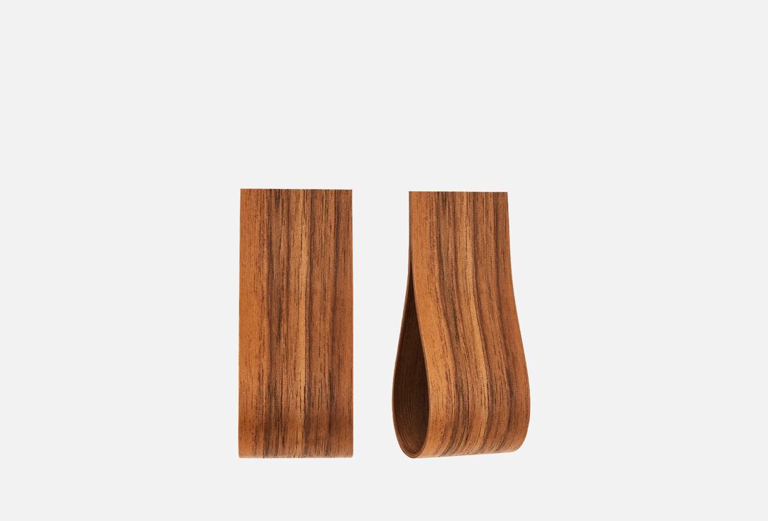 

Серьги NATURA, Deform-16 Орех 2 шт