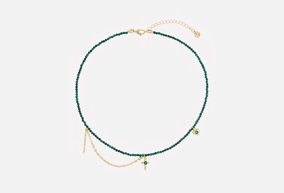 Чокер SENSITIVE Malachite cross choker 1 шт
