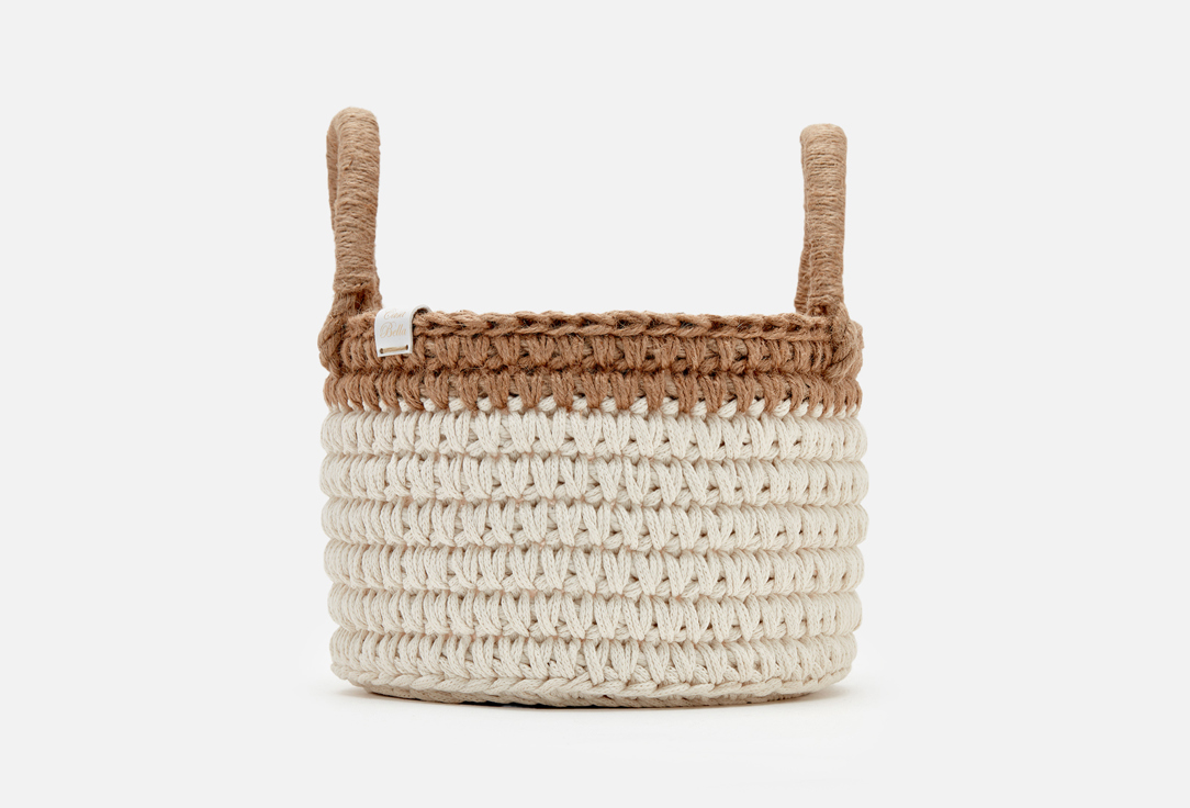 Изображение товара Средняя корзина для хранения Casa Bella Сицилия из джута и хлопка