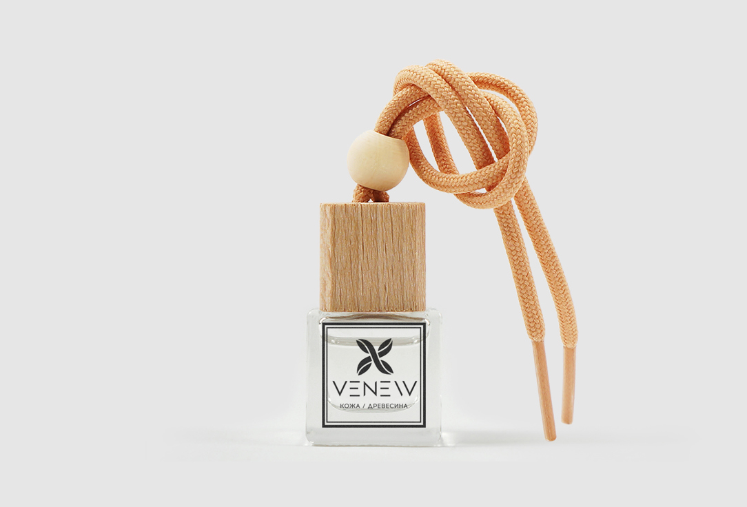 Изображение товара Ароматизатор для автомобиля VENEW кожа и древесина 6 мл подвесной диффузор без спирта
