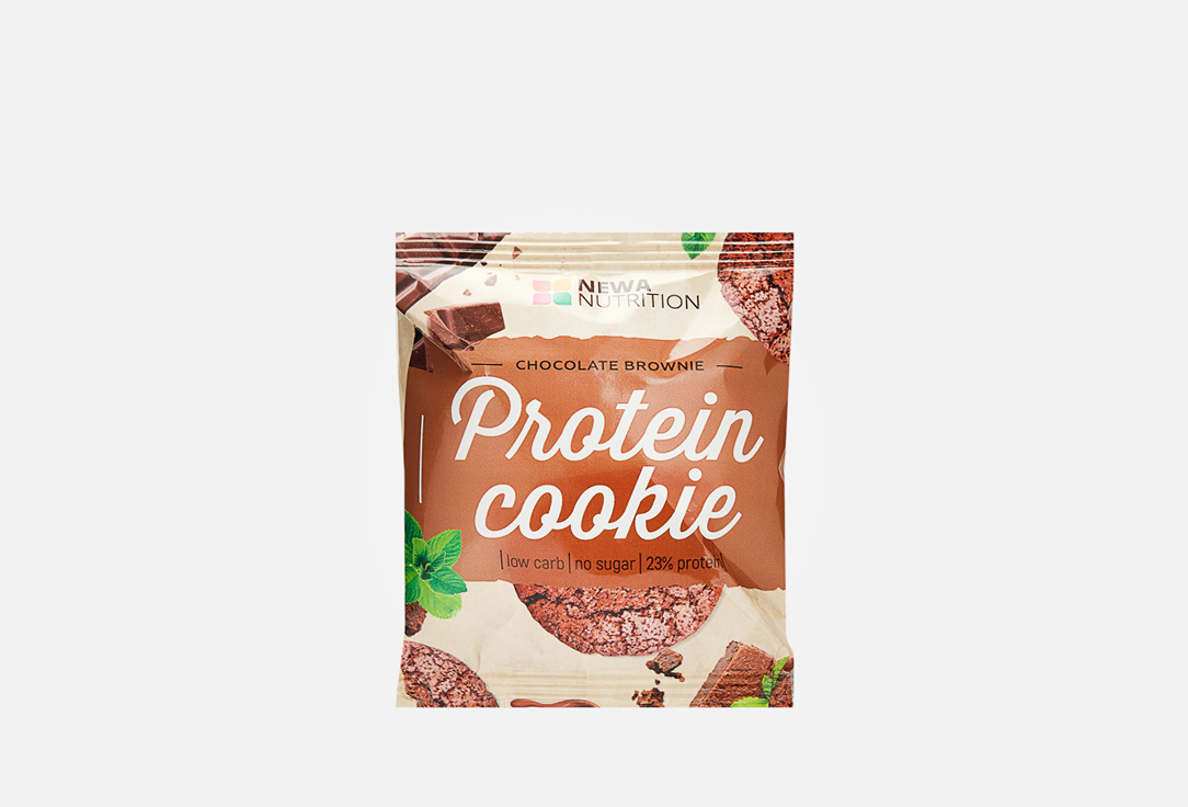 Протеиновое печенье без сахара Newa nutrition Шоколадный брауни 