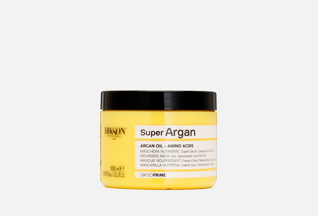 Питательная маска для волос DIKSON Super argan 500 мл dikson восстанавливающая маска спрей для волос super keratin