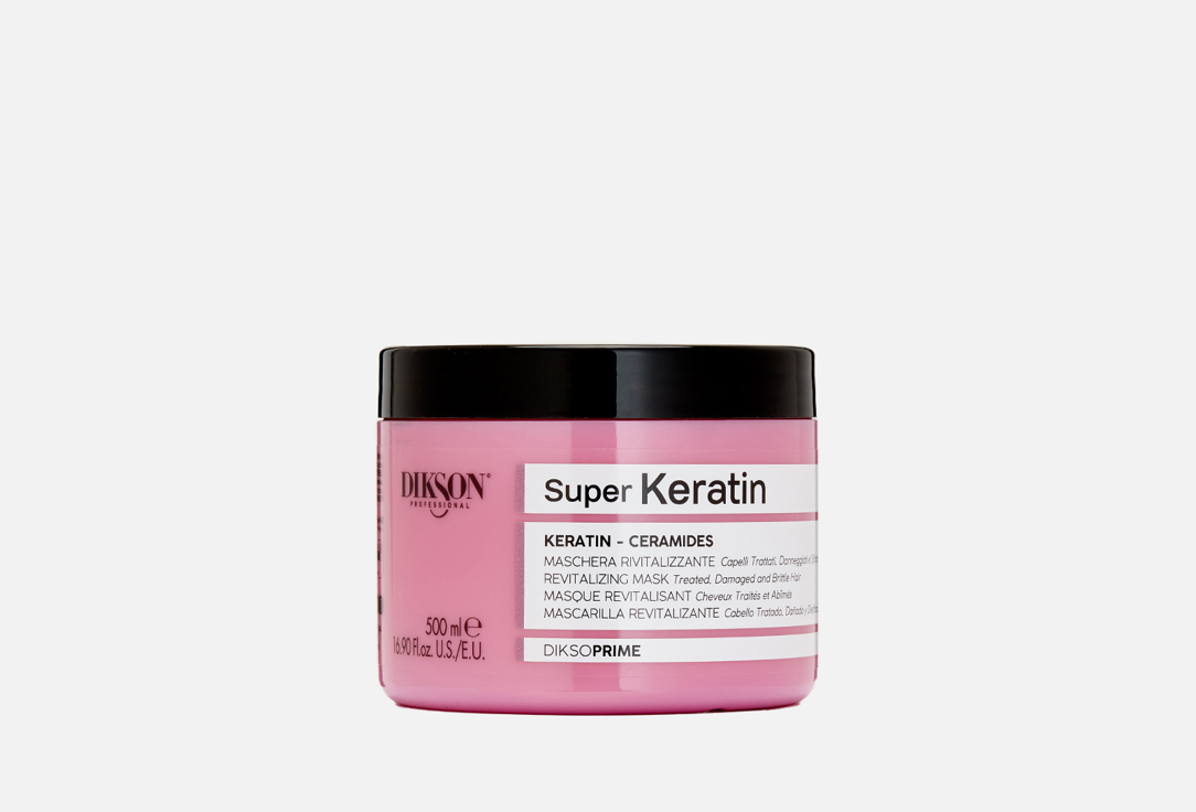 Восстанавливающая маска для волос DIKSON Super keratin 500 мл восстанавливающая маска с кератином и керамидами dikson super keratin 1000 мл
