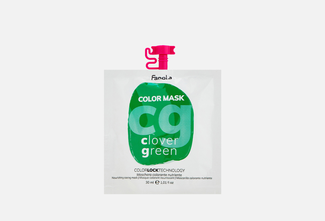 Оттеночная маска для волос Fanola Clover Green 