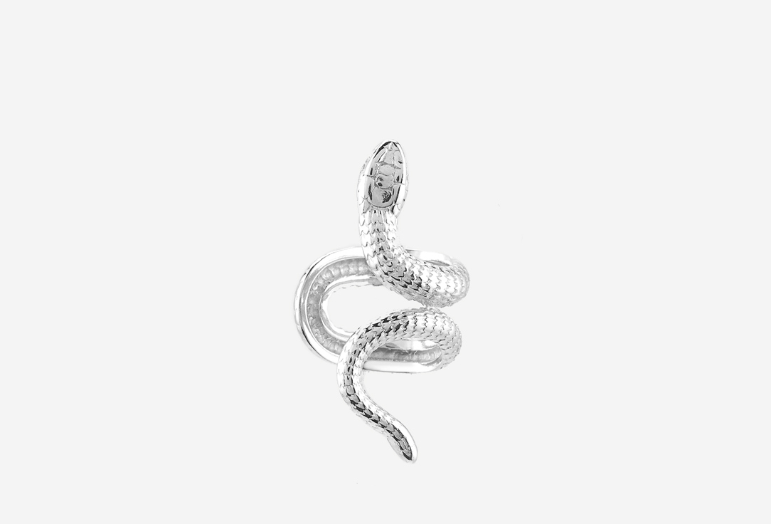 Кафф серебряный MIE В форме змеи 1 шт кафф серебряный mie позолоченный змея