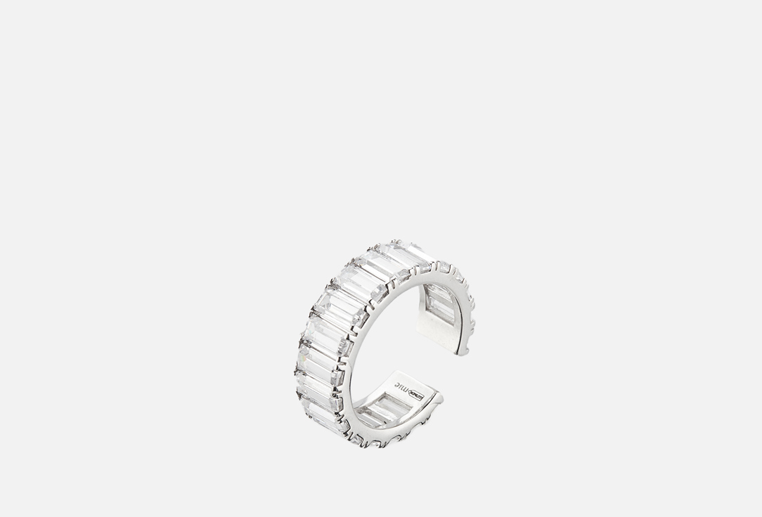 Кольцо серебряное MIE С фианитами Baguette 1 шт кольцо серебряное mie с фианитами в форме креста 17 размер
