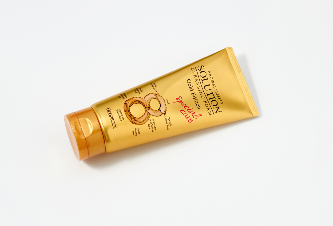 Пенка для умывания Deoproce Natural Perfect Solution Gold 