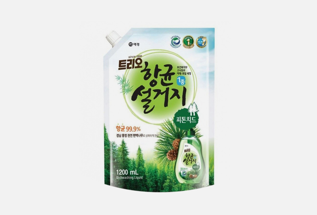 

Средство для мытья посуды KERASYS, PHYTONCIDES Refill 1200 мл