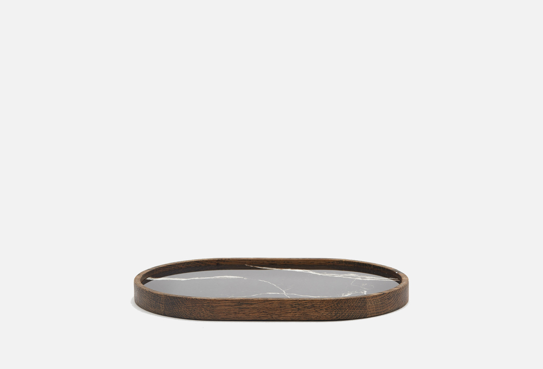 Изображение товара Поднос для косметики LOFTYWOOD темный 30х20 см